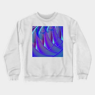 Blue Arcs Crewneck Sweatshirt